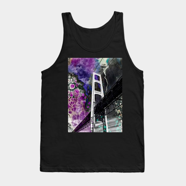 "The Mighty Mac #2" - Michigan Fluid Art Series Tank Top by Colette22